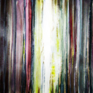 Torn Veil, watercolor