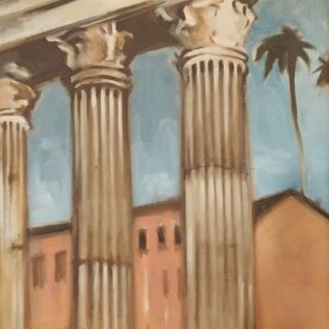 Roman Forum, oil on canvas