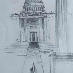 Untitled, pencil, 14x16