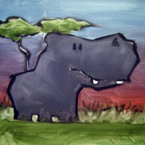 Hippo in frame