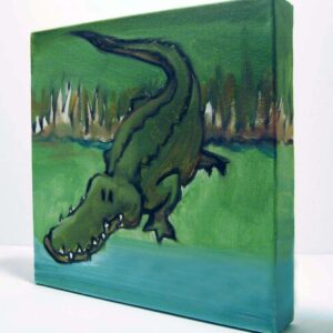 Alligator Critter canvas view