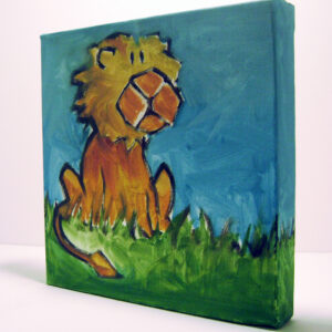 Lion Critter canvas view