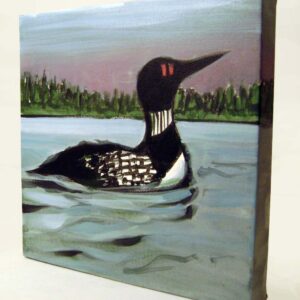 Loon Critter canvas view