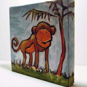 Monkey Critter canvas view