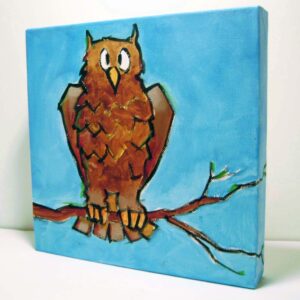 Owl Critter canvas view