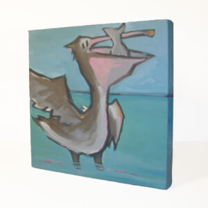 Pelican Critter canvas view