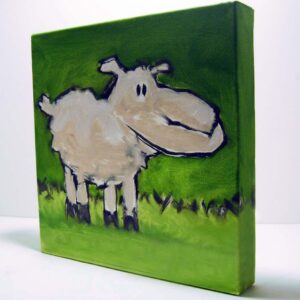 Sheep Critter canvas view