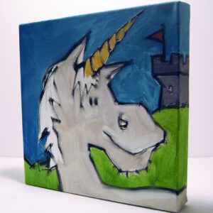 Unicorn Critter canvas view